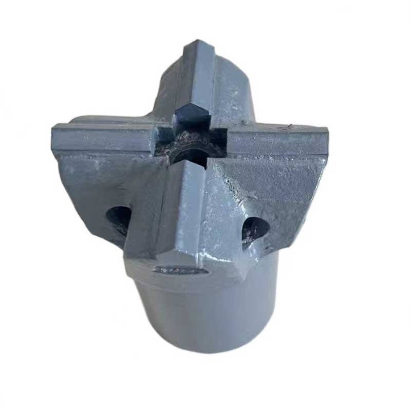 Blast Furnace Taphole Cross Bit Tungsten Carbide Metallurgical